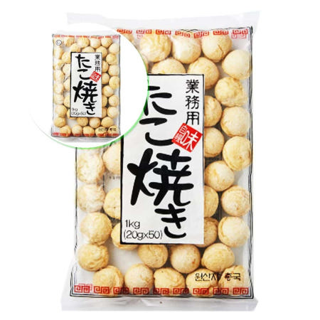 쌍문상회 냉동 모노마트 50입 문어를 품은 타코야끼볼 1kg