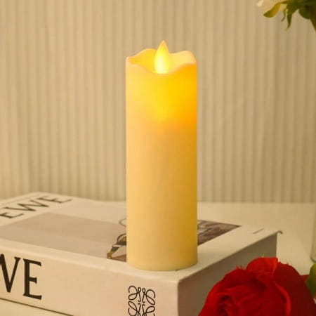 트리 LED촛불 모던라잇 LED 캔들 건전지 전자 양초 2p세트 15cm