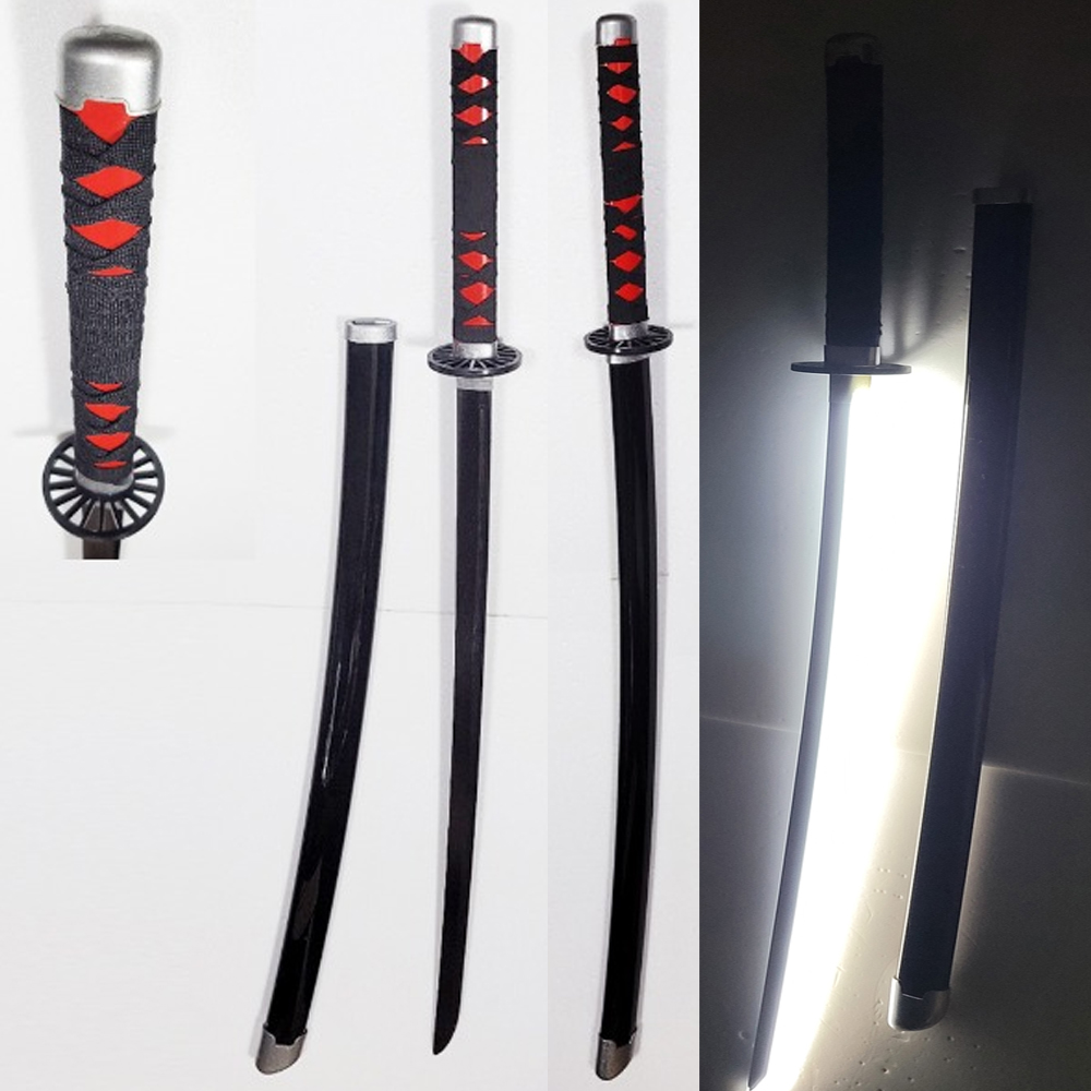 귀칼 검정 검객 칼집 가짜칼 코스프레 일륜도 목검 나무칼 닌자칼 장난감칼 - 상품 이미지