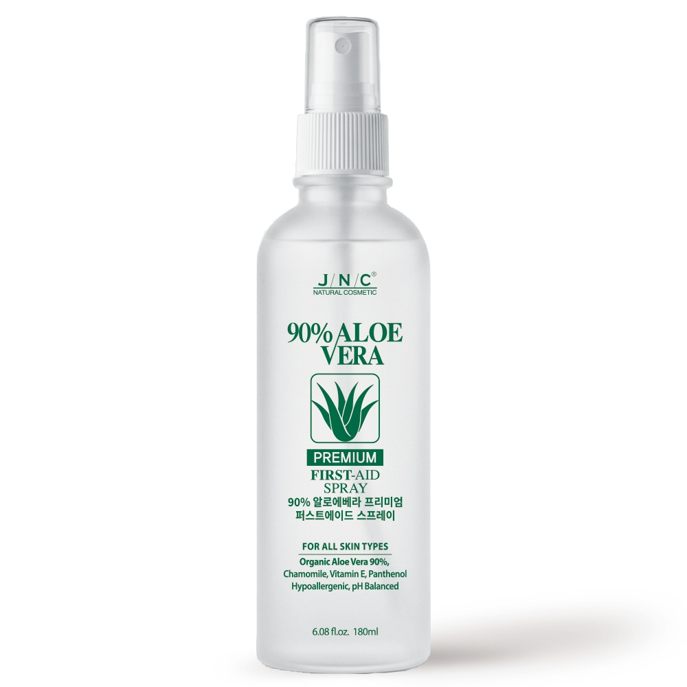 JNC 90% 알로에베라 프리미엄 퍼스트에이드 수딩 스프레이 진정 보습 180ml - 상세 이미지 3