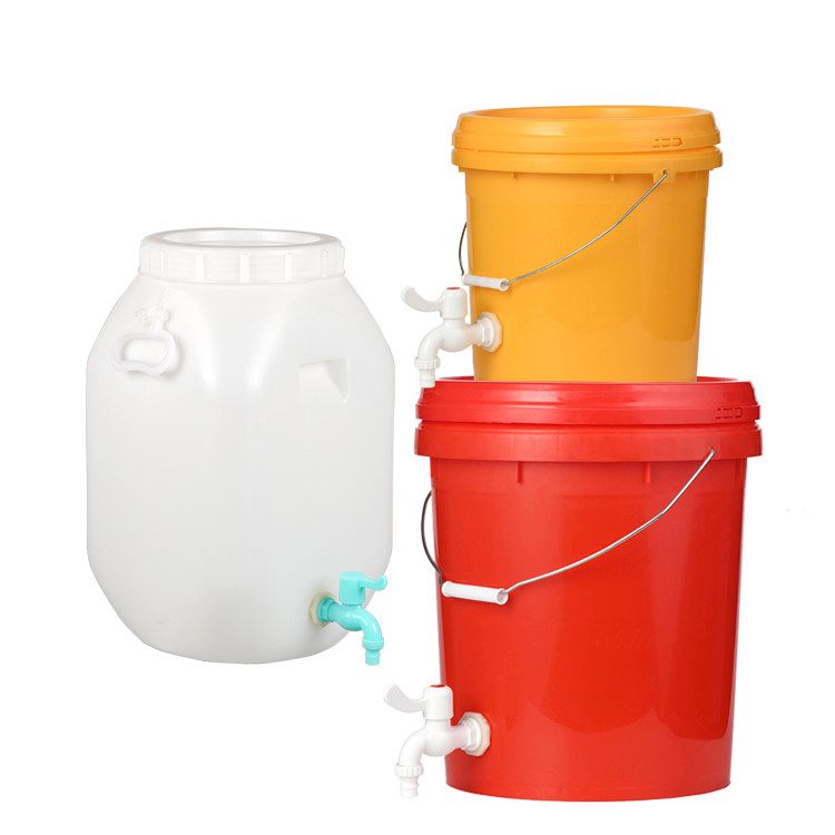 30L 플라스틱 물통 수도꼭지 포함 저장통 물탱크 차량 세척야외용 물병 대용량 휴대용 - 상품 이미지