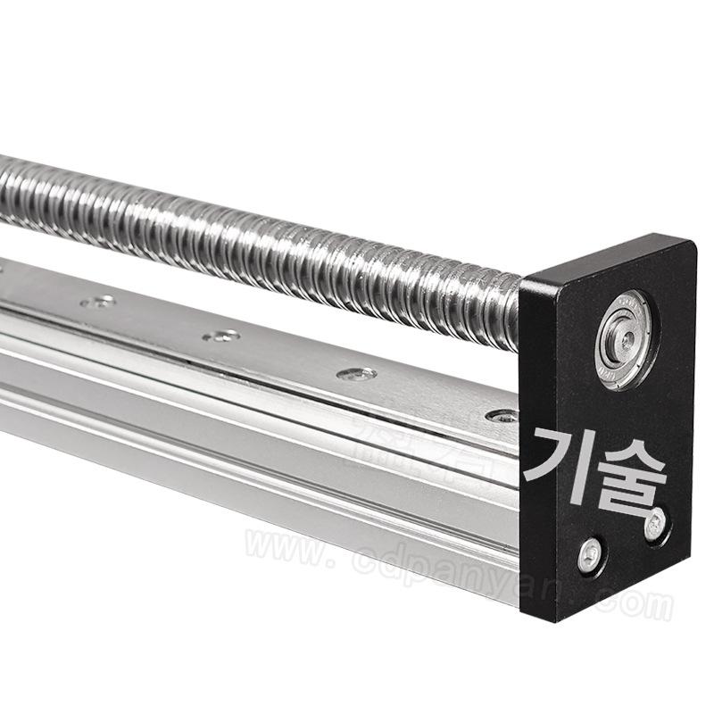LM 가이드 리니어 알루미늄 정밀 볼스크류 슬라이드 레일 베어링 선형 스테이지 CNC 유효 스트로크 50mm(모터 포함) - 상세 이미지 4
