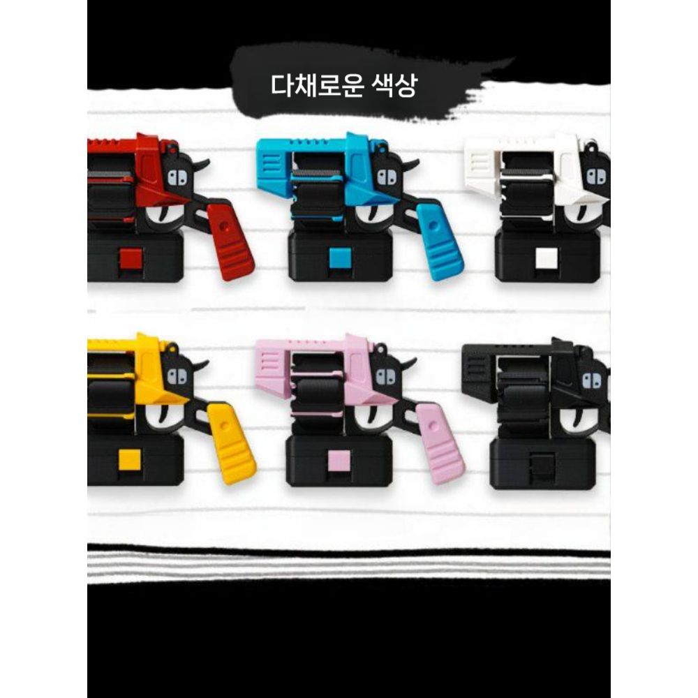 닌텐도 스위치 카트 수납 리볼버 장난감 권총 카트리지 보관함 - 상세 이미지 5