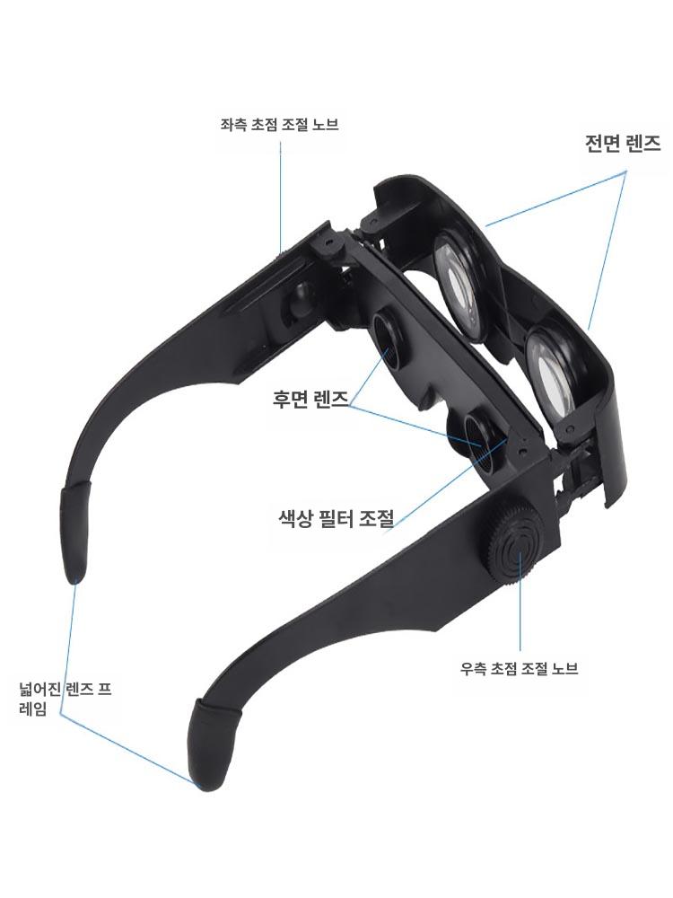 낚시 쌍안경 콘서트 공연용 안경 망원경 오페라글라스 - 상세 이미지 2