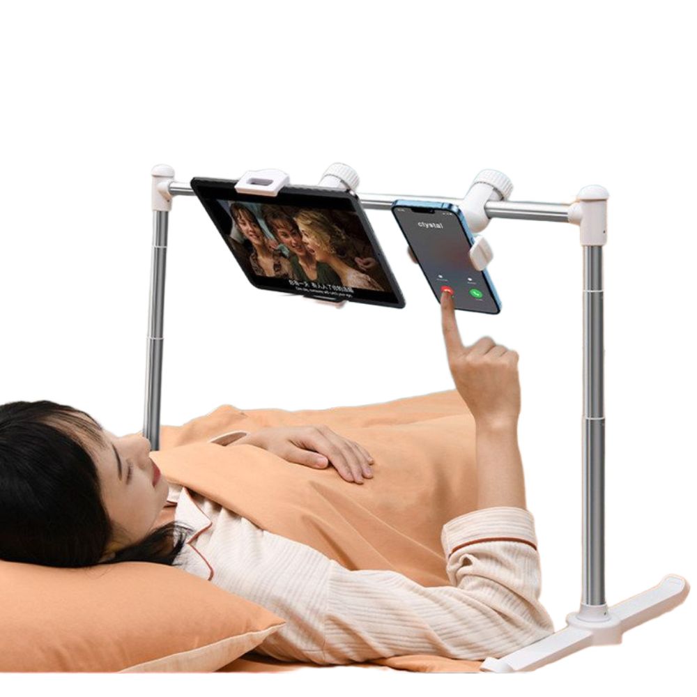 누워서보는 핸드폰 침대 태블릿 거치대 휴대폰 홀더 스탠드 폰x1 - 상품 이미지