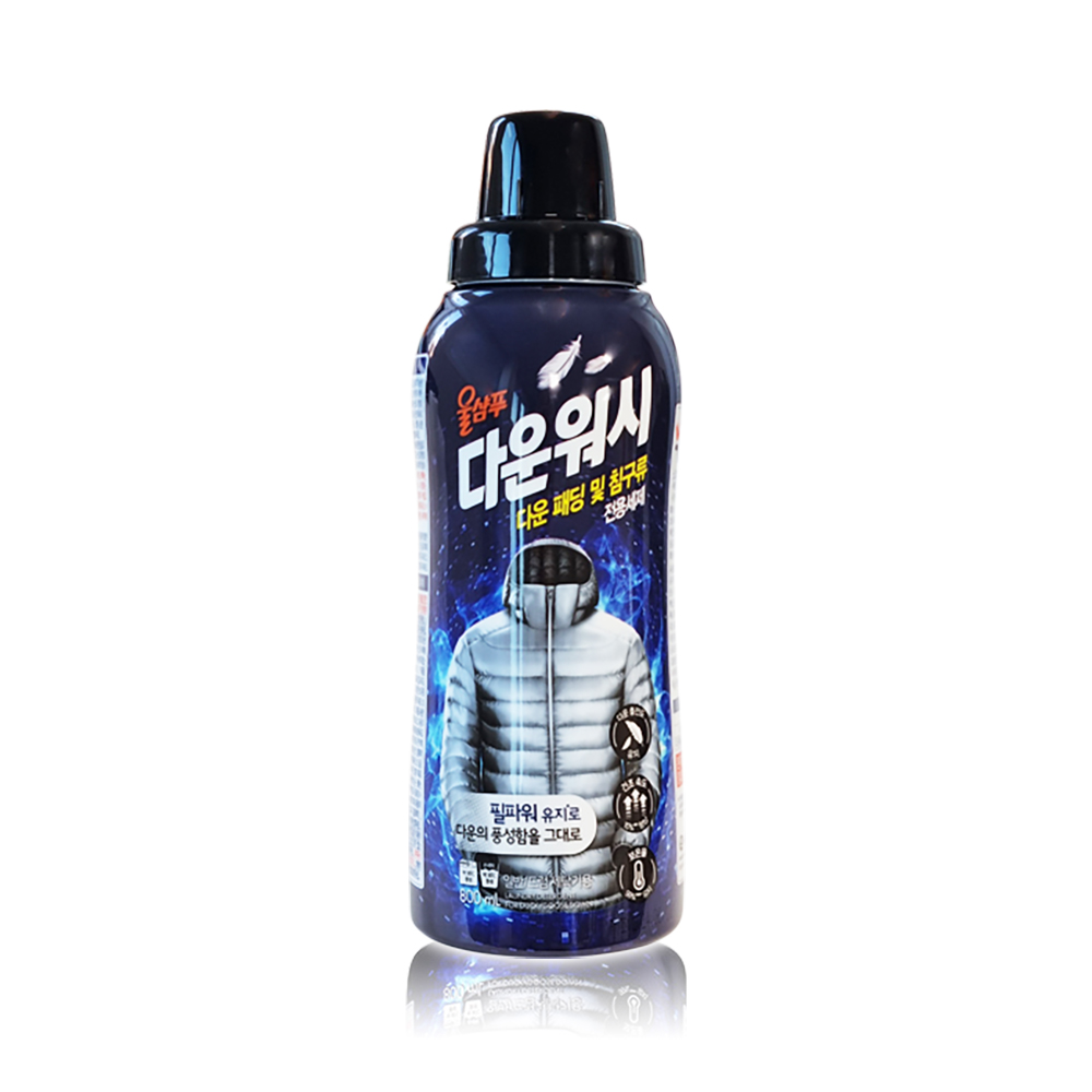 울샴푸 다운워시 800ml/다운패딩 및 침구류/일반,드럼세탁기용