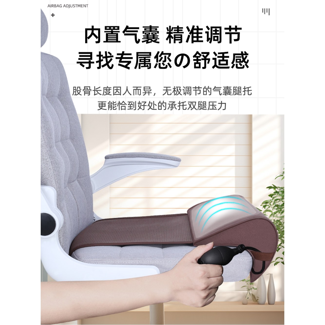 허벅지 다리받침대 무릎쿠션 시트 스펀지 연장 자동차 차량용 블랙 메모리폼 가죽 스펀지속 딱딱한편 블랙 - 상세 이미지 2