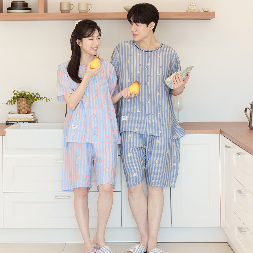 순면 가족잠옷 추천 투위 여름 반팔 커플 신혼부부 잠옷 후기