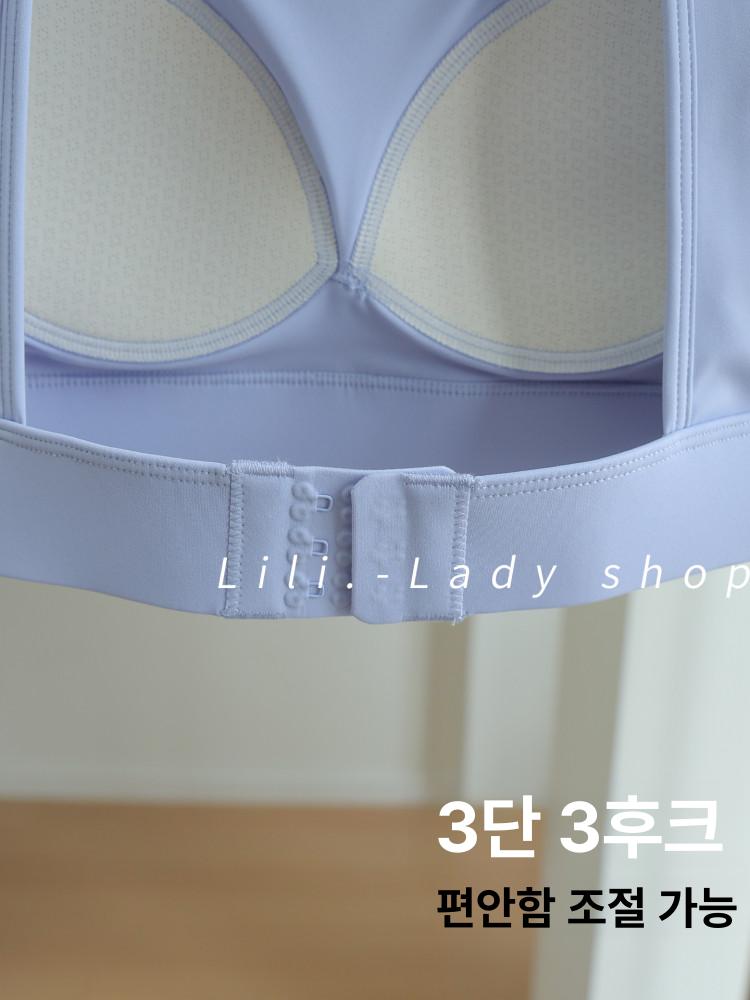 필라테스 나시 브라탑 민소매 요가 홈트 탱크탑 폴웨어 스포츠탑 09 - 상세 이미지 3