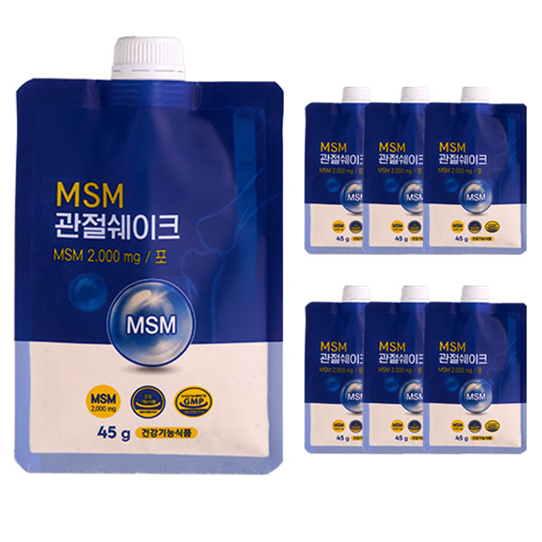 MSM 관절쉐이크 식이유황 단백질 관절영양제 분말 리바디랩 45g x 7포 - 상세 이미지 4