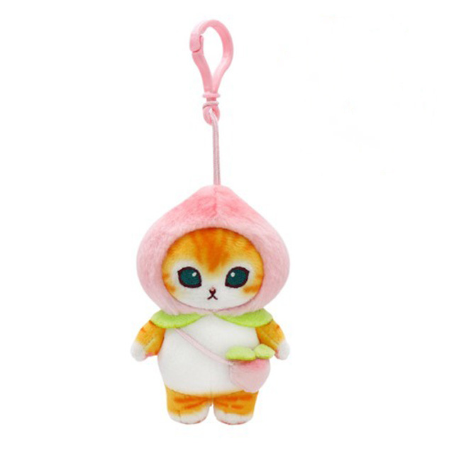 모후샌드 모프샌드 과일 코스튬 가방고리 9cm 복숭아 - 상품 이미지