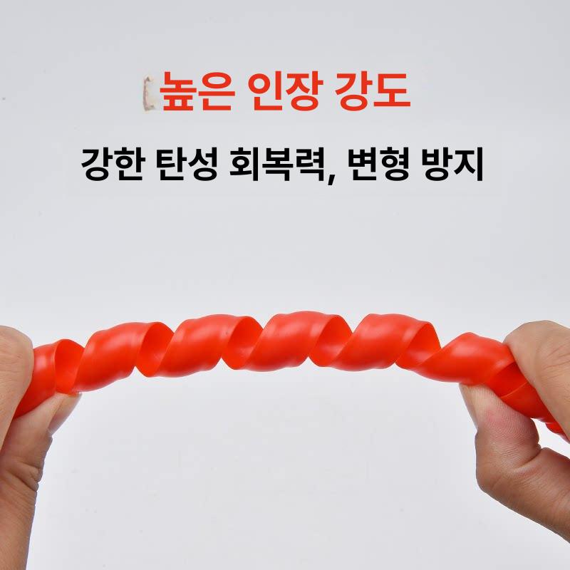 유압 고무 호스 오일튜브 커버 보호 연료 슬리브 Φ8mm(블랙)5m - 상세 이미지 4