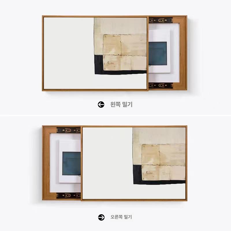 배전함 두꺼비집 가림 액자 벽걸이 그림 프레임 미니멀 앤틱 - 상세 이미지 5