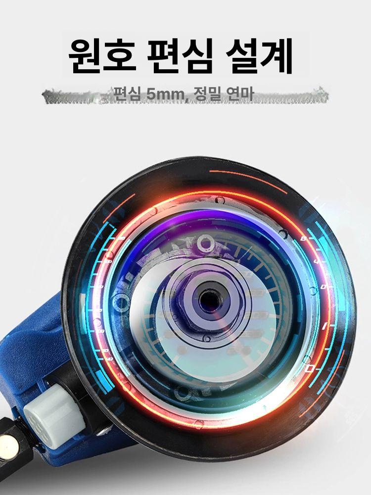 에어샌딩기 5인치 에어원형 작업 샌더기 왁싱 연삭기 자동차 - 상세 이미지 3