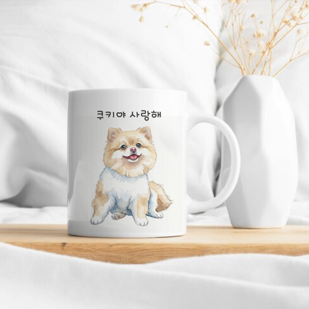 반려동물 머그컵 제작 커스텀 강아지 고양이 사진 주문제작 이미지 7