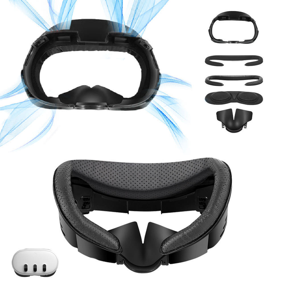 메타퀘스트2 3 s 암VR 5n1 가죽 안면폼 인터페이스 스트랩 악세사리 동양 빛샘 오큘러스 - 상품 이미지