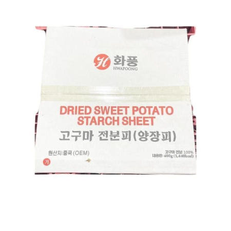 분식집 식자재 양장피 화풍 고구마전분피 400g x4개