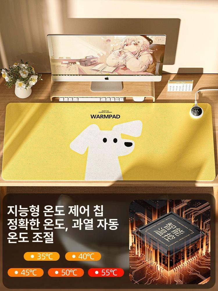키보드온열매트 책상 매트 온열 테이블 열선 데스크 발열 사무실 장패드 - 상세 이미지 2