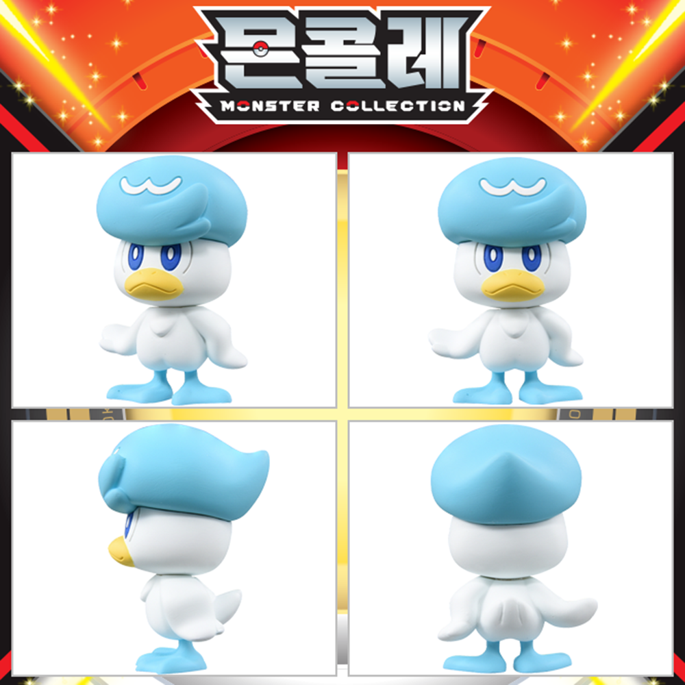 포켓몬 피규어 팔데아 세트 나로테 악뜨거 아꾸왁 꾸왁스 빠모 테라파고스 몬콜레 피규어 - 상세 이미지 3