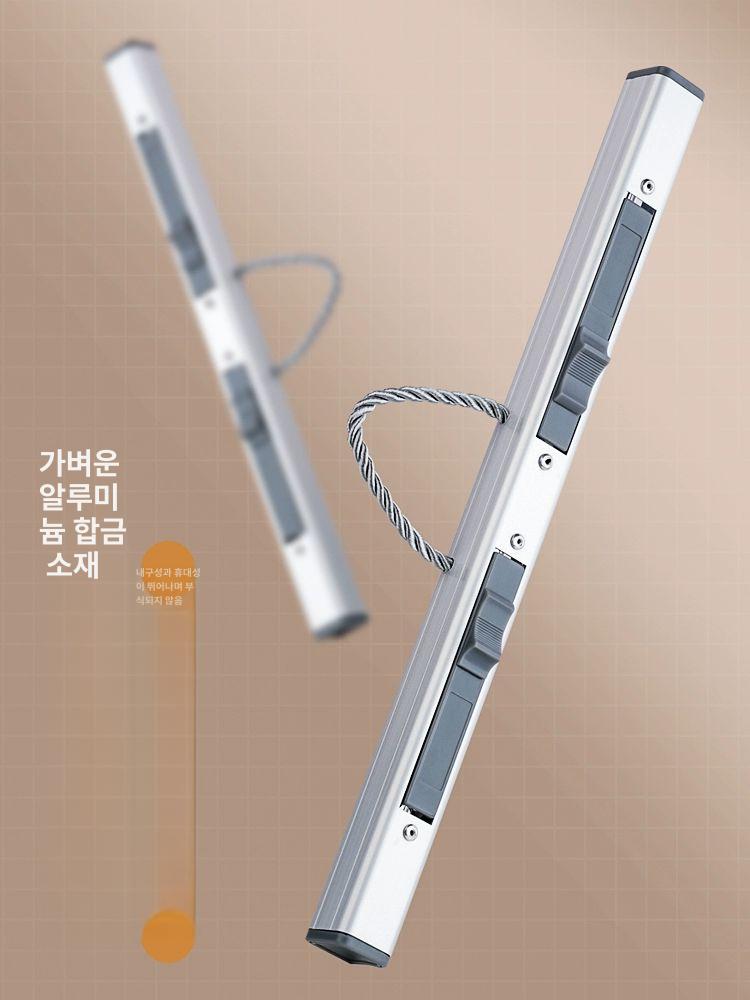 도서관 신문 걸이 클립 신문철 알루미늄 홀더 학습지 시험지 보관 클립 - 상세 이미지 2
