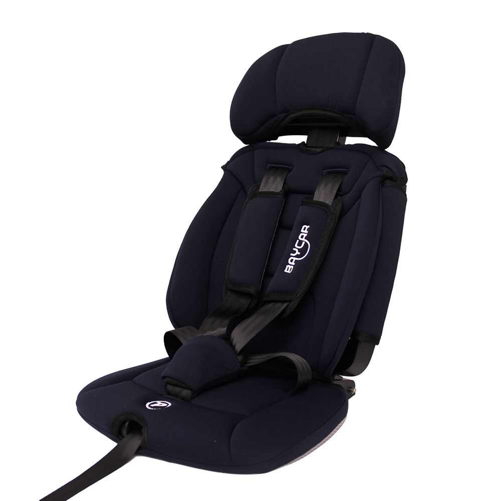베이카 프리미엄 휴대용 주니어 카시트 토들러 ISOFIX 특허출원 다크네이비 - 상세 이미지 2