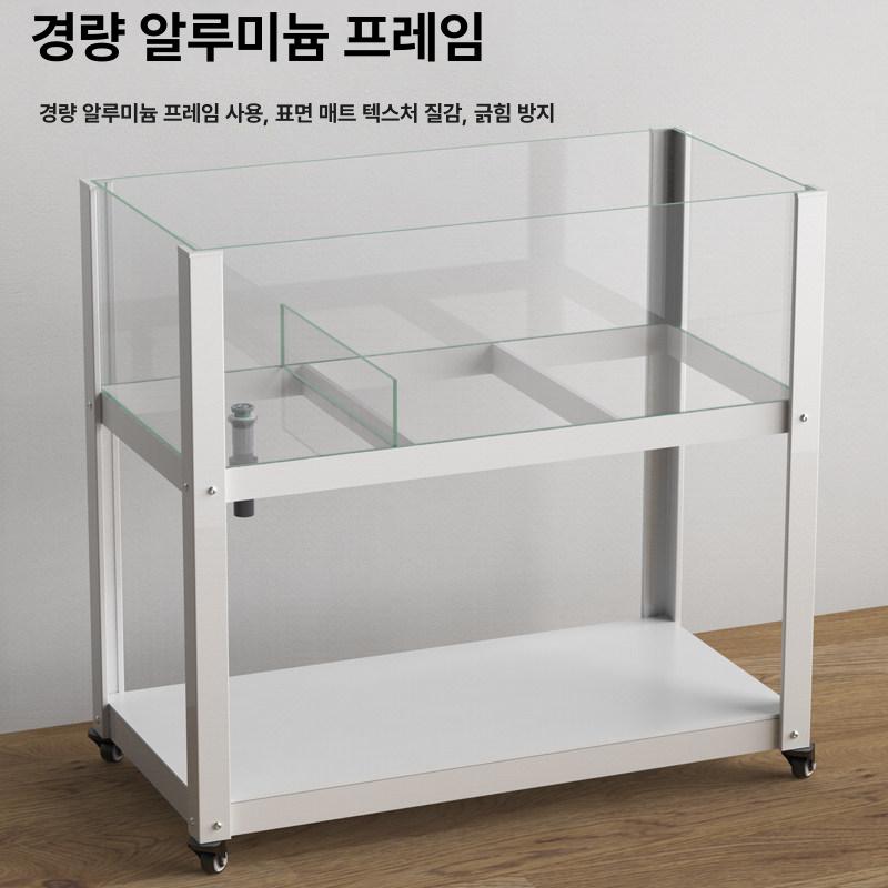 반수생 거북이어항 사육장 오픈형 육지 파충류 애완 투명 거북이집 기본 아크릴 하우스 - 상세 이미지 3