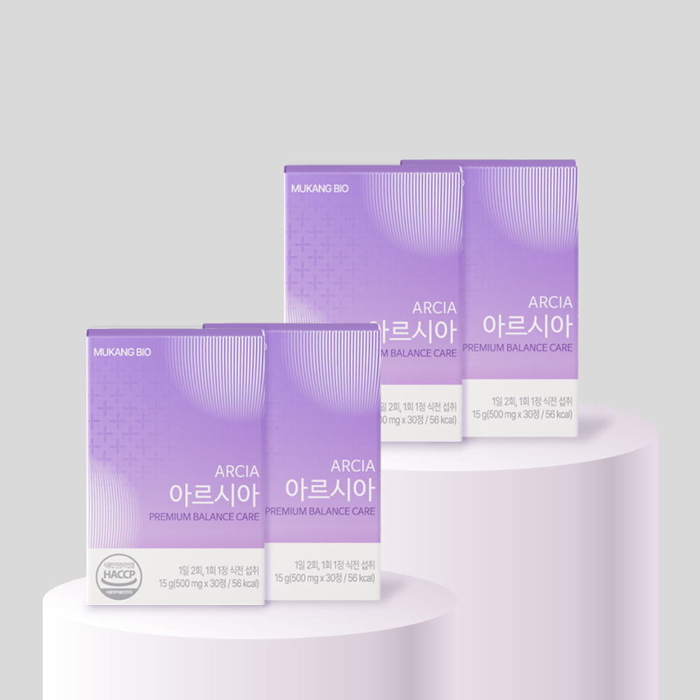무강바이오 밸런스 케어 아티초크 프락토올리고당 아르시아 30정, 4개 - 상품 이미지