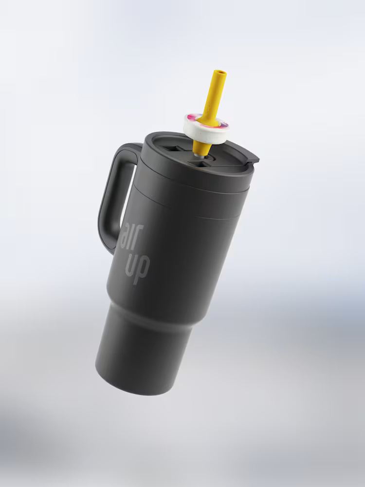 에어업 텀블러 휴대용물병 팟 3개입 포함 890ml, 화이트 스피어민트 - 상세 이미지 5