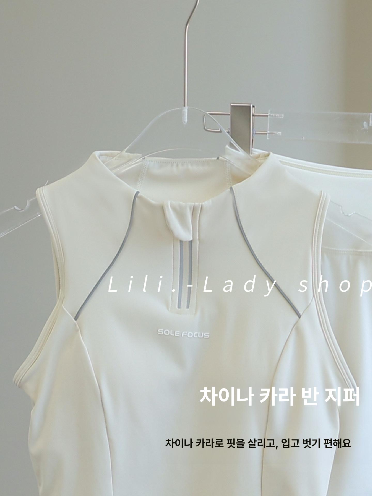 필라테스 나시 브라탑 민소매 요가 홈트 탱크탑 폴웨어 스포츠탑 29 - 상세 이미지 3