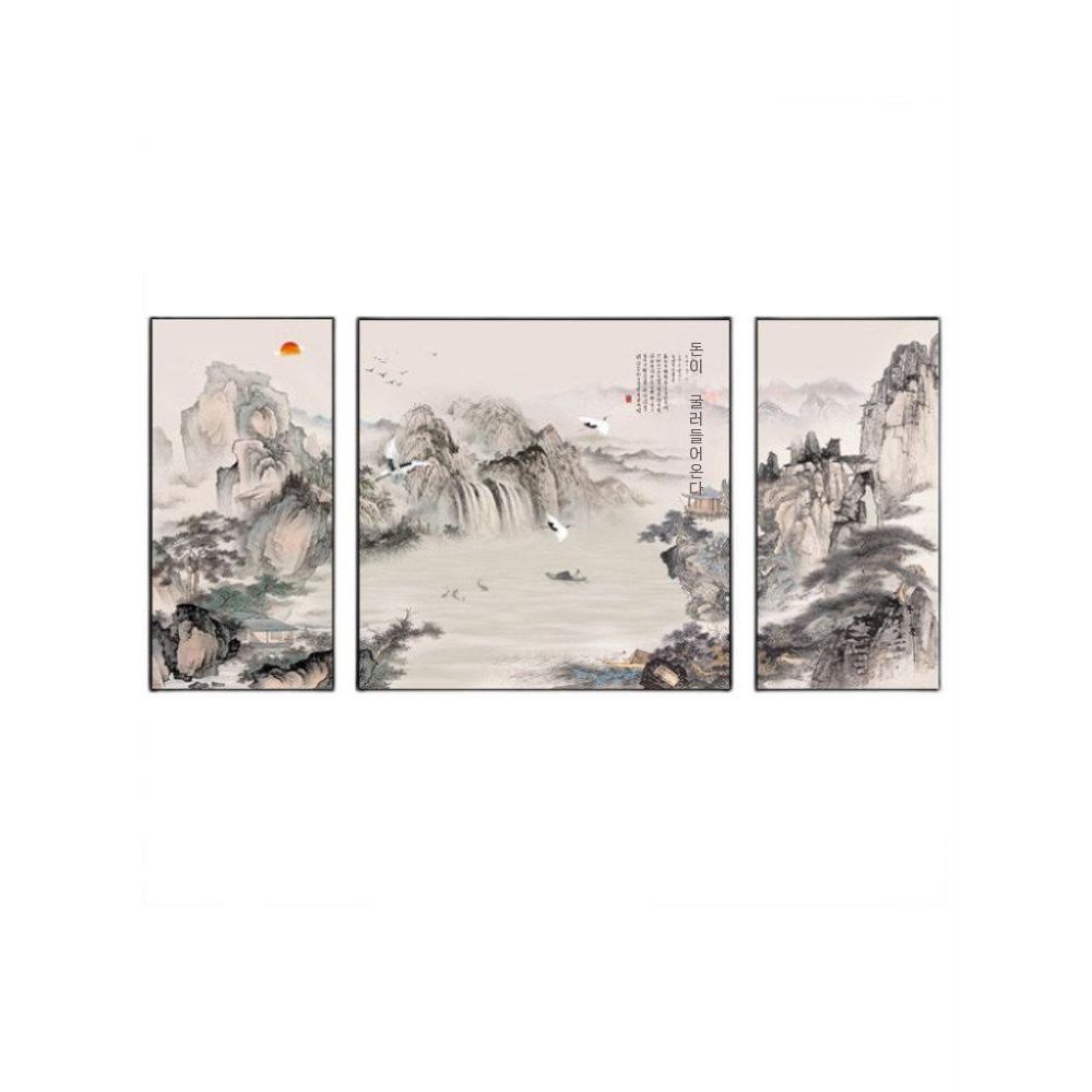 거실 그림 대형 아트 추상화 빈티지 대형포스터 액자 프레임 벽걸이 액자틀 - 상품 이미지