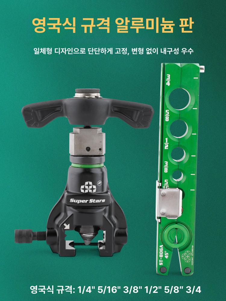 임팩용 확관기 사라기 ST R806A 에어컨 설치 공구 WK-809AM 편심 확장기 6-19mm - 상세 이미지 3