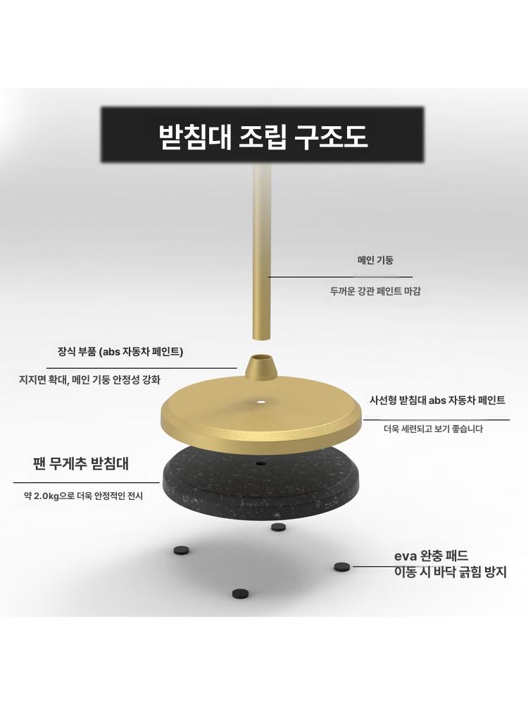 POP거치대 폼보드 우드락 입구 입간판 메뉴판 A3 브라이트 나이트 블랙 프레임만 - 상세 이미지 2