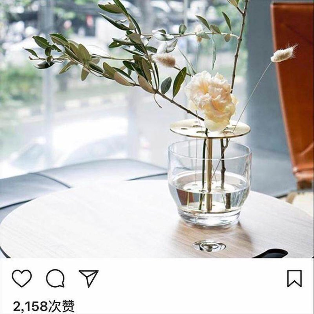 모던 스몰 화병 이케바나 사이즈 골드실버 오마지오 꽃병 라지 골드/실버 시험관 라지 사이즈 꽃병 - 상세 이미지 3
