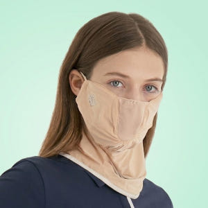 여성 지지미 골프 마스크 UV 자외선차단 여름 쿨 얼굴 햇빛가리개 러닝 ... 운동러 솔직 후기 | 실사용 리뷰 - 상품 이미지 4