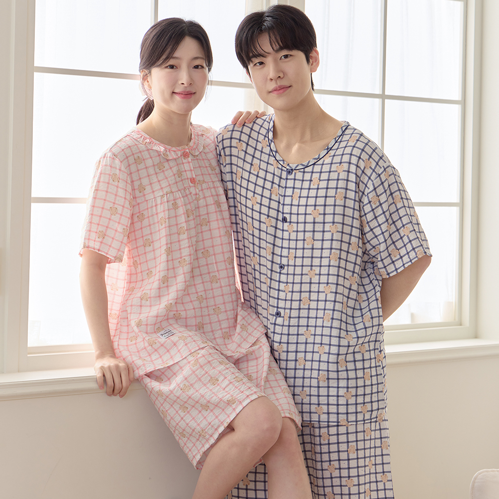 순면 가족잠옷 추천 투위 여름 반팔 커플 신혼부부 잠옷 후기