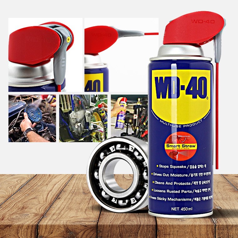 WD40 SS 450ml 스텐 쇠 녹제거 방청유 윤활제 녹 방지제 - 상품 이미지