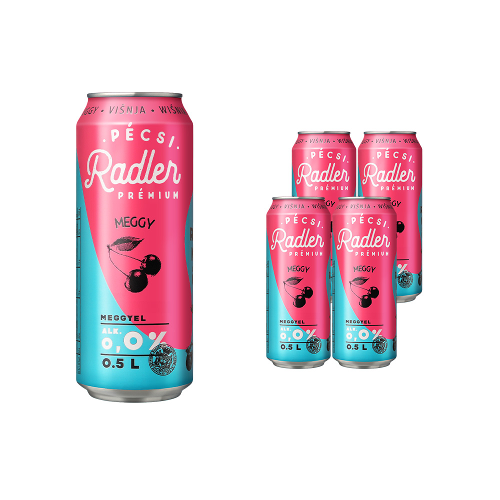 페치 라들러 프리미엄 헝가리 논알콜 비알콜 맥주 (체리맛) 500ml, 4개 - 상세 이미지 2