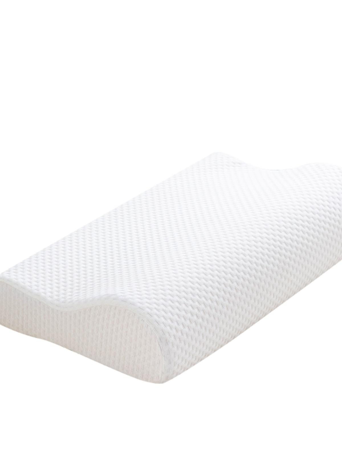 단단한 메모리폼 경추베개 중장년층 기능성 침구 고탄성 커피 소형 50x30x10 7cm - 상품 이미지