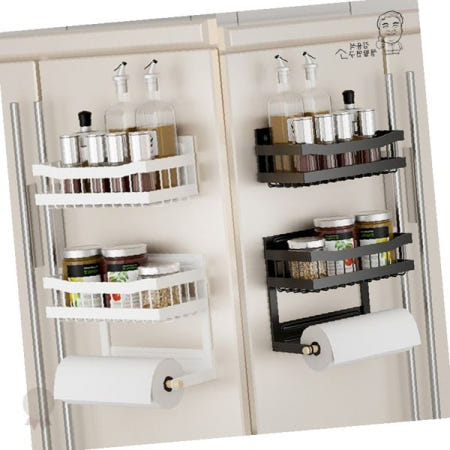 냉장고 세탁기 측면 자석 부착 철제 선반 주방 욕실 벽면 공간 활용 수납 정리대
