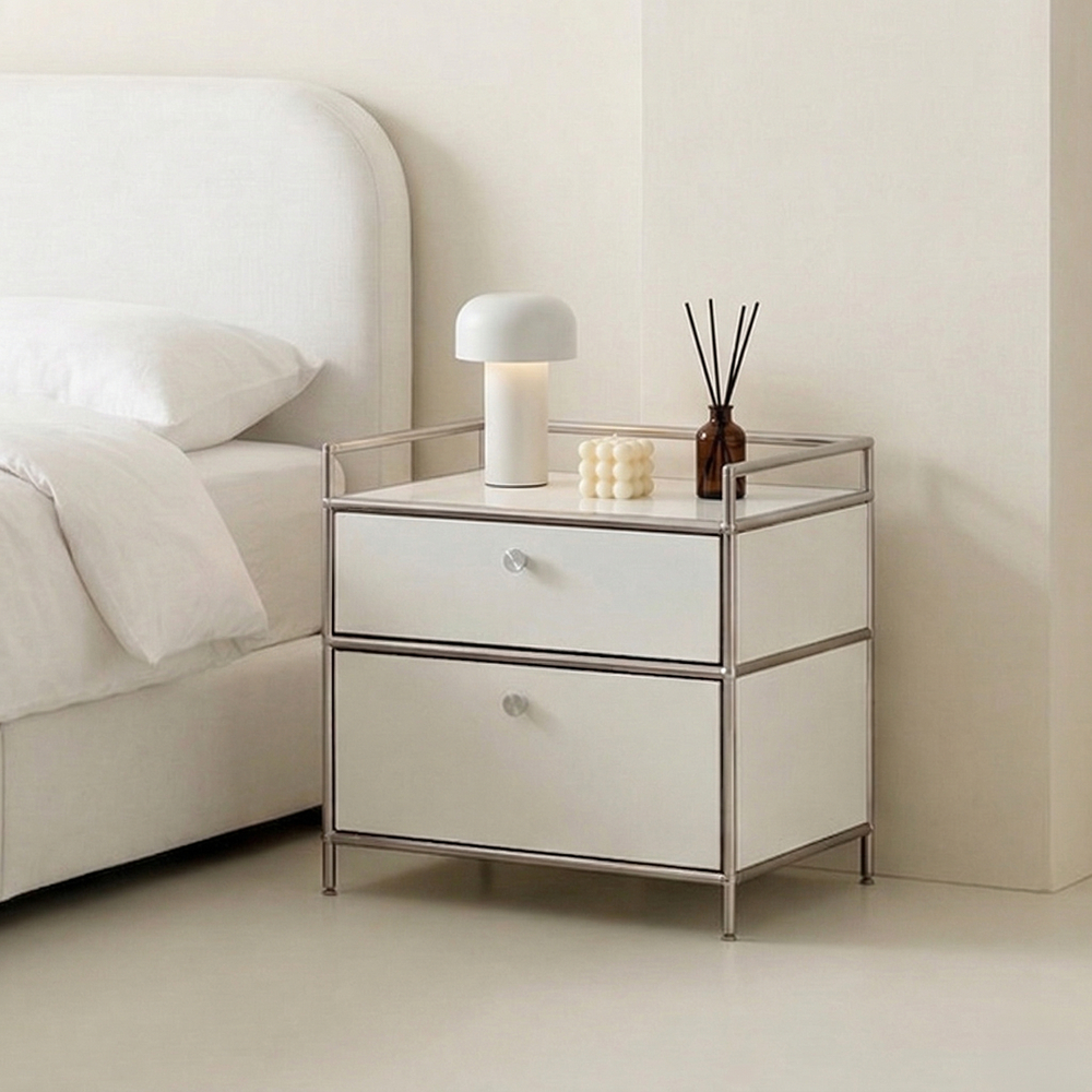 세라썸 모듈 미드센츄리 수납장 낮은 안방 침대옆 거실 수납장