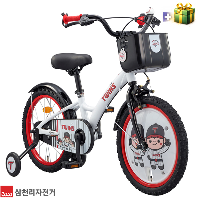 삼천리 2026 KBO 콜라보 에디션 18 LG 트윈스 아동용 어린이 네발자전거 완조립