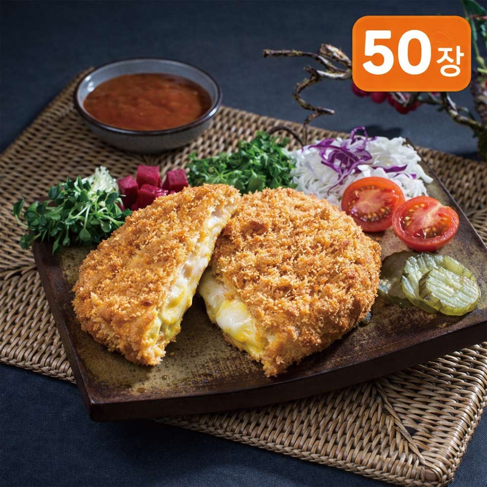 단호박치즈돈까스 220g×50장 | 프리미엄 수제돈까스 | 식당·분식집·레스토랑 납품용 - 상세 이미지 3
