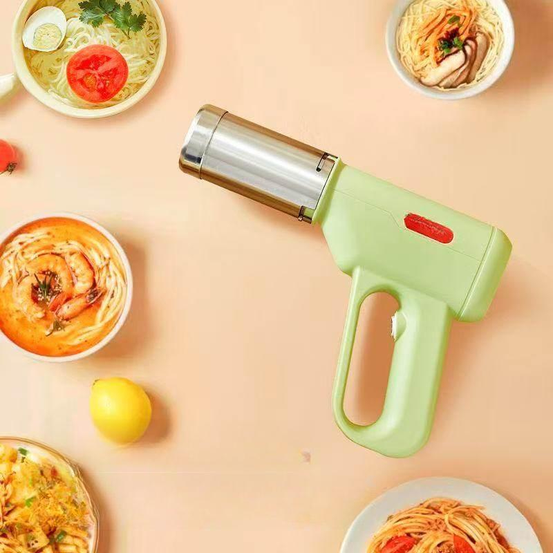 몽블랑기계 무선 휴대용 핸드 칼국수 우동 면 제조기 완리다 국수 제조기 400g+5 분쇄 용량 - 상품 이미지