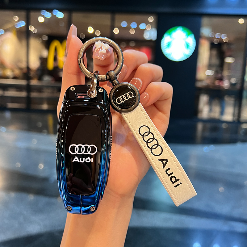 아우디키홀더 차케이스 링 커버 남 Q7 A6LA3L Q4ETRON A8L Q8 Q6 A7 - 상세 이미지 5