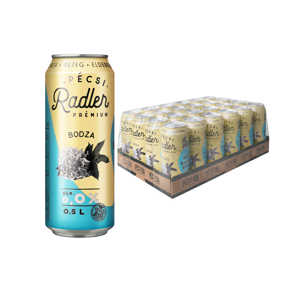페치 라들러 프리미엄 헝가리 논알콜 비알콜 맥주 (엘더플라워맛) 500ml, 24개 - 상품 이미지