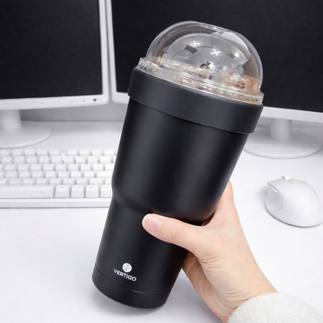 책상컵홀더 보온 보냉 아이스커피 텀블러 컵쿨러 mega - 상품 이미지