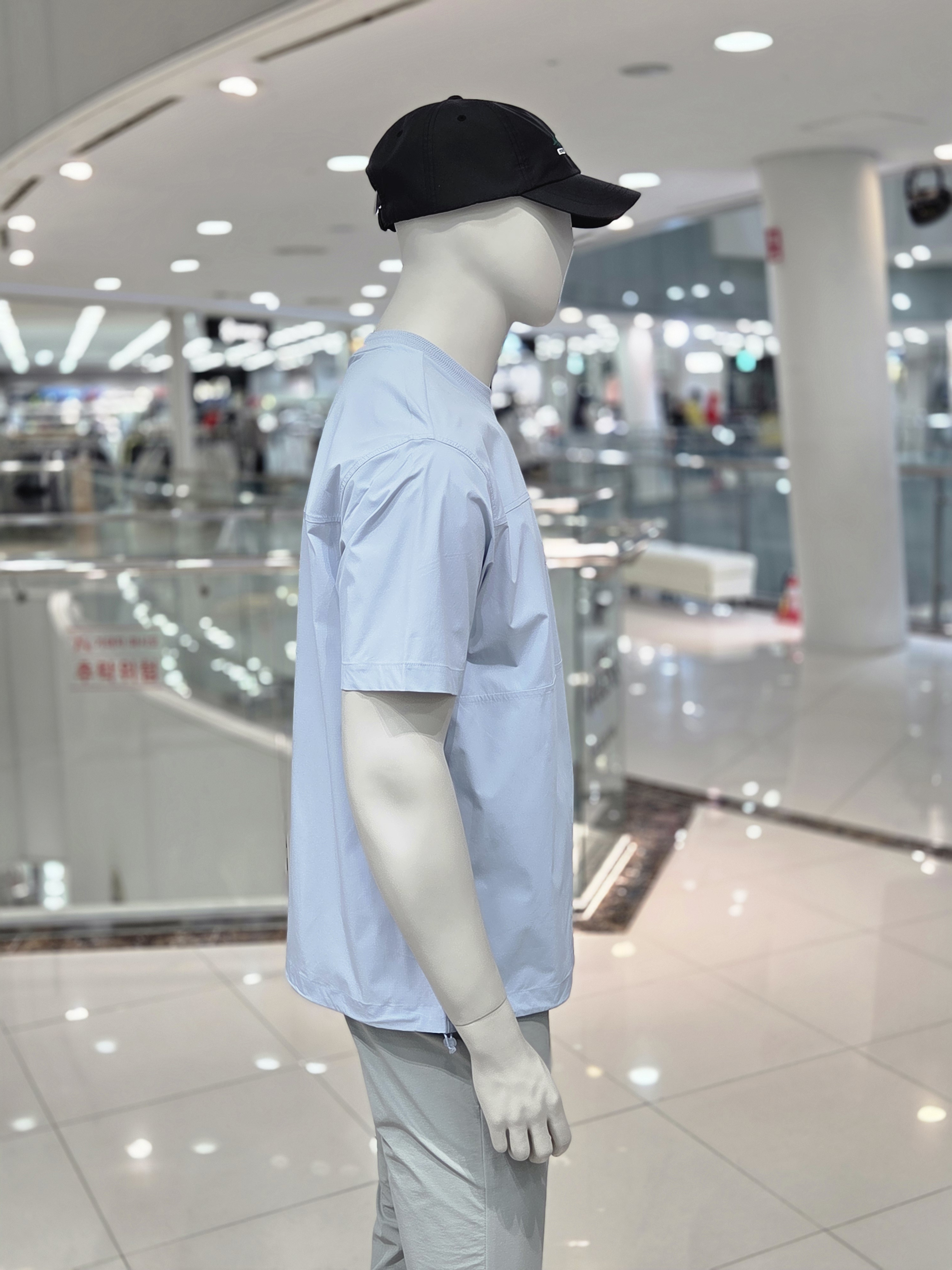 아이더 남성 여름 반팔 기능성 아웃도어 라운드 티셔츠 MM25215 이미지 8