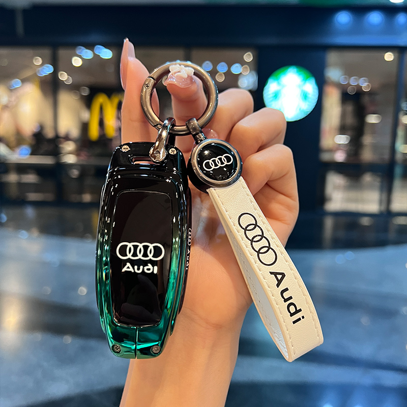 아우디키홀더 차케이스 링 커버 남 Q7 A6LA3L Q4ETRON A8L Q8 Q6 A7 - 상세 이미지 3