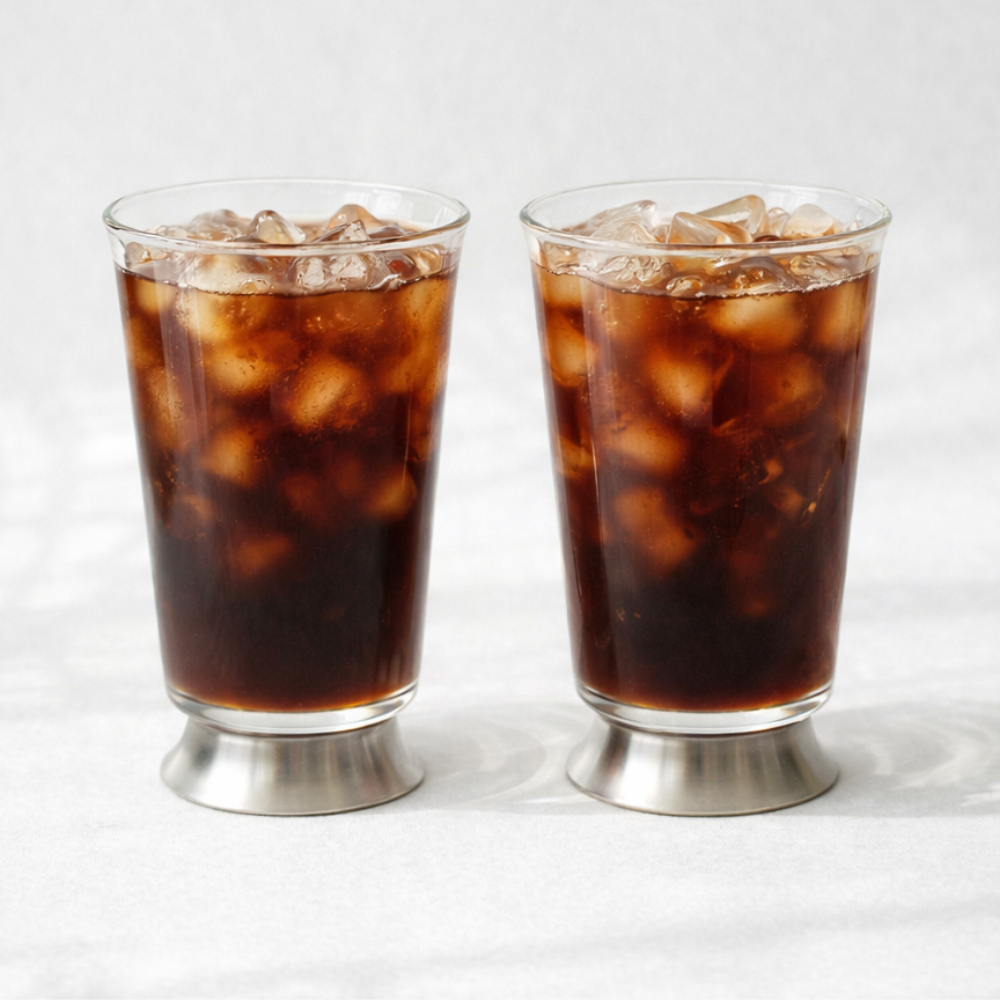 디얼리 내열유리 스텐굽 맥주잔 유리컵 430ml 홈술 홈카페 컵 - 상품 이미지
