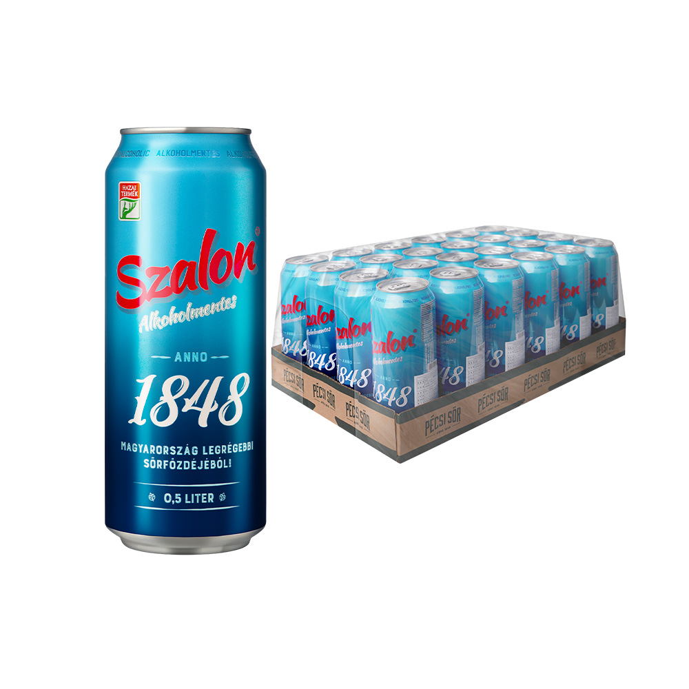 페치 살롱 1848 헝가리 논알콜 비알콜 맥주 (라거맛) 500ml, 24개 - 상품 이미지